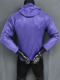 2026 France Purple Hooded Double Layered Appearance Suit