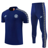 26/27 Man City Royal Blue shirts pants suit(圆领)