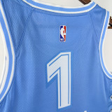 24/25 Cavaliers HARDEN #1Sky Blue City Edition Top Quality Hot Pressing Retro NBA Jersey