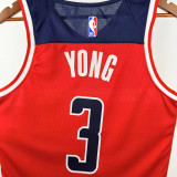22/23 Wizards YONG # 3 Red Top Quality Hot Pressing NBA Jersey