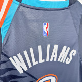 25/26 Thunder WILLIAMA # 8 Royal Blue City Edition Top Quality Hot Pressing NBA Jersey