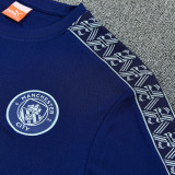 26/27 Man City Royal Blue shirts pants suit(圆领)
