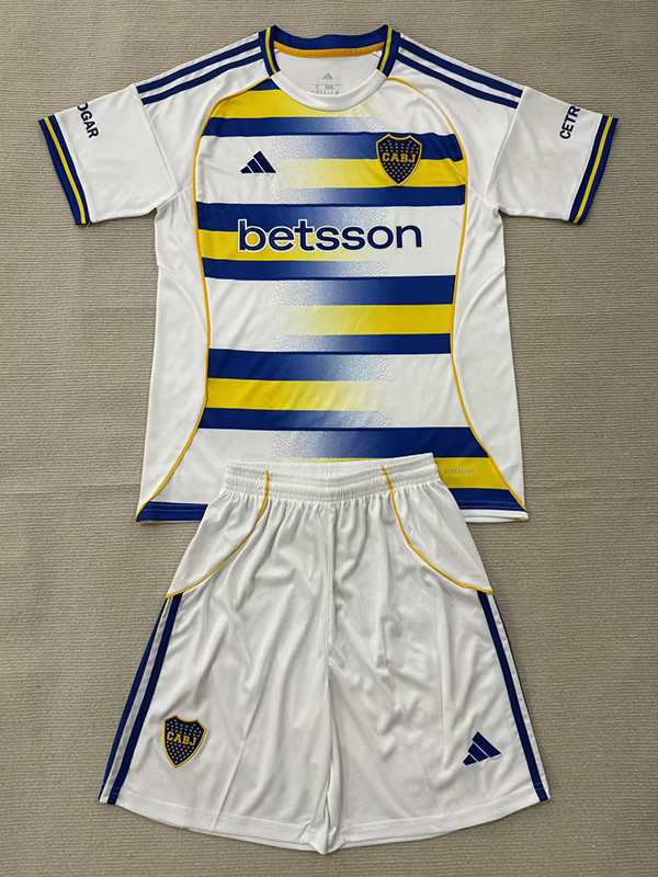 26/27 Boca Juniors Away Kids Soccer Jersey