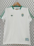 26/27 Brazil Retro Edition White Fans Soccer Jersey