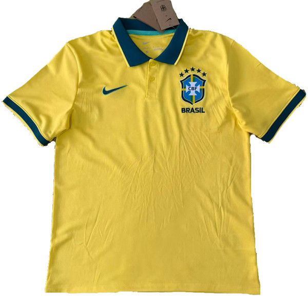 26/27 Brazil Yellow Polo Shirt