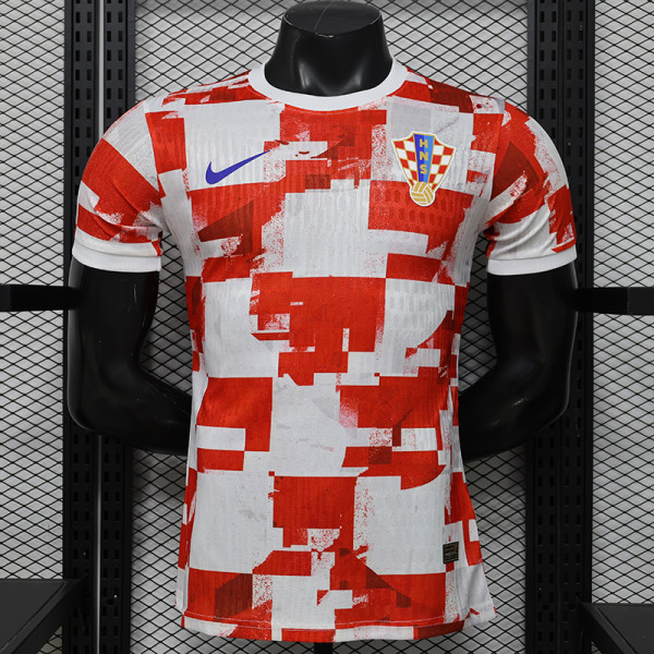 26/27 Croatia Special Edition Red White Player Version Soccer Jersey