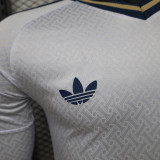 25/26 Italy Away Long Sleeve Player Version Soccer Jersey