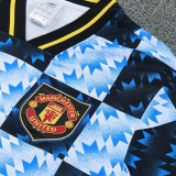 26/27 Man Utd Blue Black shirts pants suit