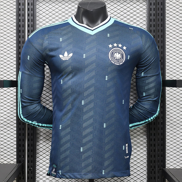 26/27Germany Away Long Sleeve Player Version Soccer Jersey