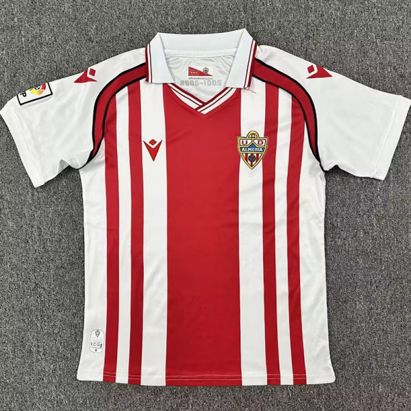 26/27 UD Almería Retro Edition Red Fans Soccer Jersey(带复古章)