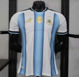 Argentina 2026 World Cup Home Player Version Soccer Jersey