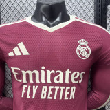 26/27 RMA Home Third Player Version Long Sleeve Soccer Jersey