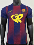 25/26 BAR Home Print Personalized AD Player Version Soccer Jersey