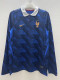 26/27 France Home Long Sleeve Soccer Jersey