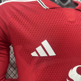 26/27 Man Utd Home Player Version Long Sleeve Soccer Jersey