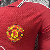 26/27 Man Utd Home Player Version Long Sleeve Soccer Jersey