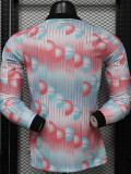 26/27 Belgium Away Player Version Long Sleeve Soccer Jersey