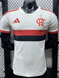 26/27 Flamengo Away Player Version Soccer Jersey(Print all sponsors)球员全广告