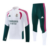 26/27 RMA White Half Pull Tracksuit (半拉链)