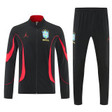26/27 Brazil Black Windbreaker Tracksuit