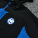 26/27 INT  Blue & Black Hooded Windbreaker Tracksuit
