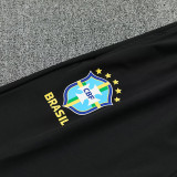 26/27 Brazil Black Windbreaker Tracksuit