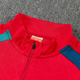 26/27 Portugal  Red Half Pull Tracksuit#  (半拉链)