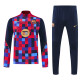 26/27 BAR Red&Blue Checkered Pattern Half Pull Tracksuit#  (半拉链)