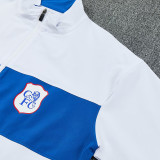 26/27 CHE Whhite & Blue Windbreaker Tracksuit