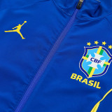 26/27 Brazil Blue Windbreaker Tracksuit