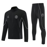 26/27 PSG Black Windbreaker Tracksuit