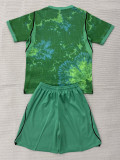26/27 Netherlands Ｇoalkeeper Green Kids Soccer Jersey