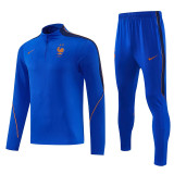 26/27 France Blue Half Pull Tracksuit#  (半拉链)