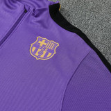 26/27 BAR Purple Half Pull Tracksuit#  (半拉链)