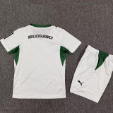 26/27 Monchengladbach Home Kids Soccer Jersey(左袖广告）