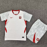 26/27 Poland Home Kids Soccer Jersey
