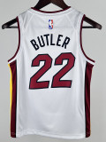 HEAT BUTLER #22 White Kids Top Quality Hot Pressing NBA Jersey(Ｖ领童装)