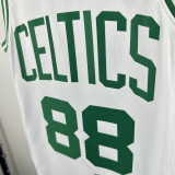 CELTICS QUETA #88 White Top Quality Hot Pressing NBA Jersey(童装)