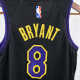 23/24 LAKERS BRYANT#8 Black City Kids Edition Top Quality Hot Pressing NBA Jersey(童装)