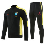 26/27 Brazil Black Jacket Tracksuit