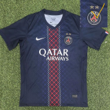 25/26 PSG Home (With embroidery Two stars)Fans Soccer Jersey(前带刺绣双星）