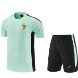 26/27 France Light Green Training Short Suit