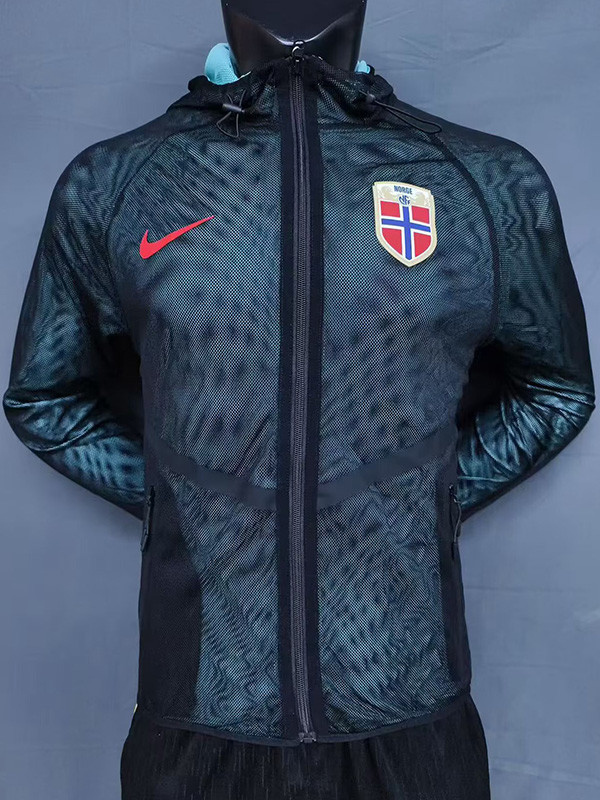 2026 Norway World Cup Dark Green Hooded Starting Uniform