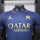 26/27 PSG Retro Leisure Edition Royal Blue Player Version Soccer Jersey