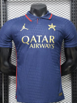 26/27 PSG Retro Leisure Edition Royal Blue Player Version Soccer Jersey