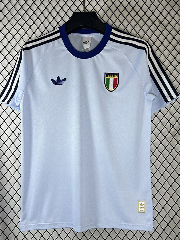 26/27 Italy Pre-Match Blue White Training Shirts
