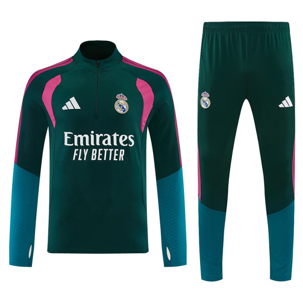 26/27 RMA Green Half Pull Tracksuit (半拉链)