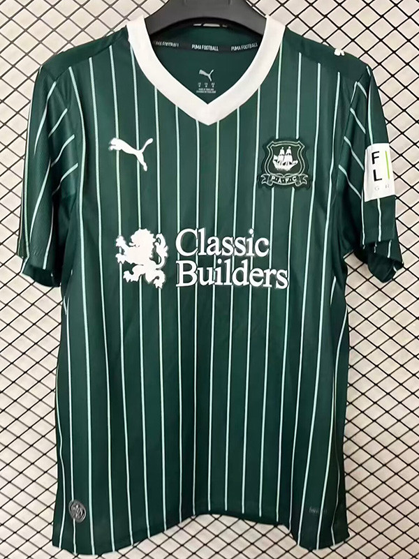 26/27 Plymouth Home Fans  Soccer Jersey