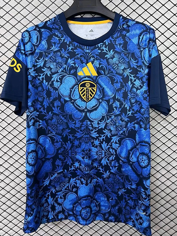 26/27 Leeds United Blue pre-match Training Shirts
