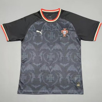 26/27 Portugal Bat Edition  Black Fans Soccer Jersey